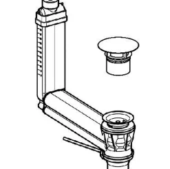 Ab- und Überlaufgarnitur V-Quell