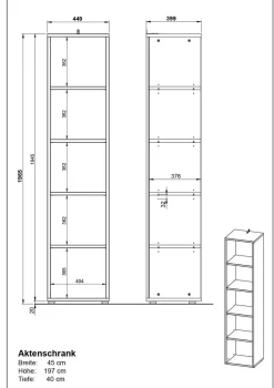 Aktenregal Baltimore