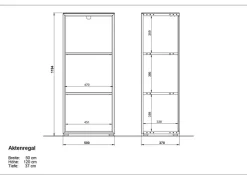 Aktenregal Montevideo