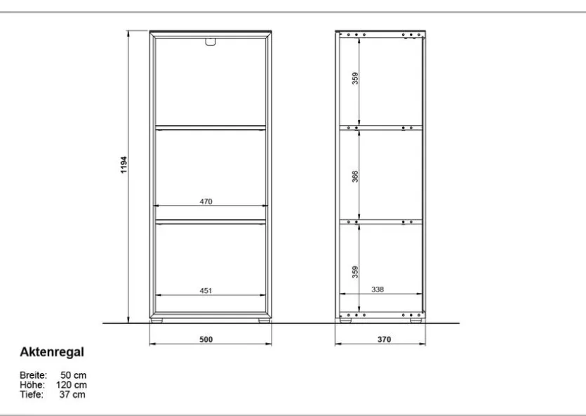 Aktenregal Montevideo