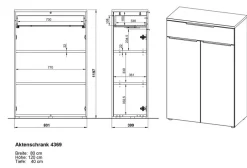 Aktenschrank Mailand