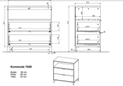 Babyzimmer-Set Alkmaar 4tlg.