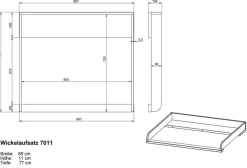 Babyzimmer-Set Alkmaar 4tlg.