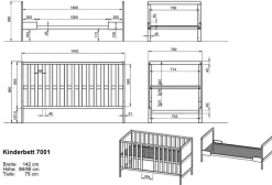Babyzimmer-Set Alkmaar 4tlg.