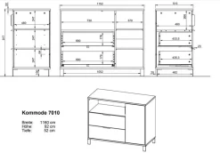 Babyzimmer-Set Alkmaar 4tlg.