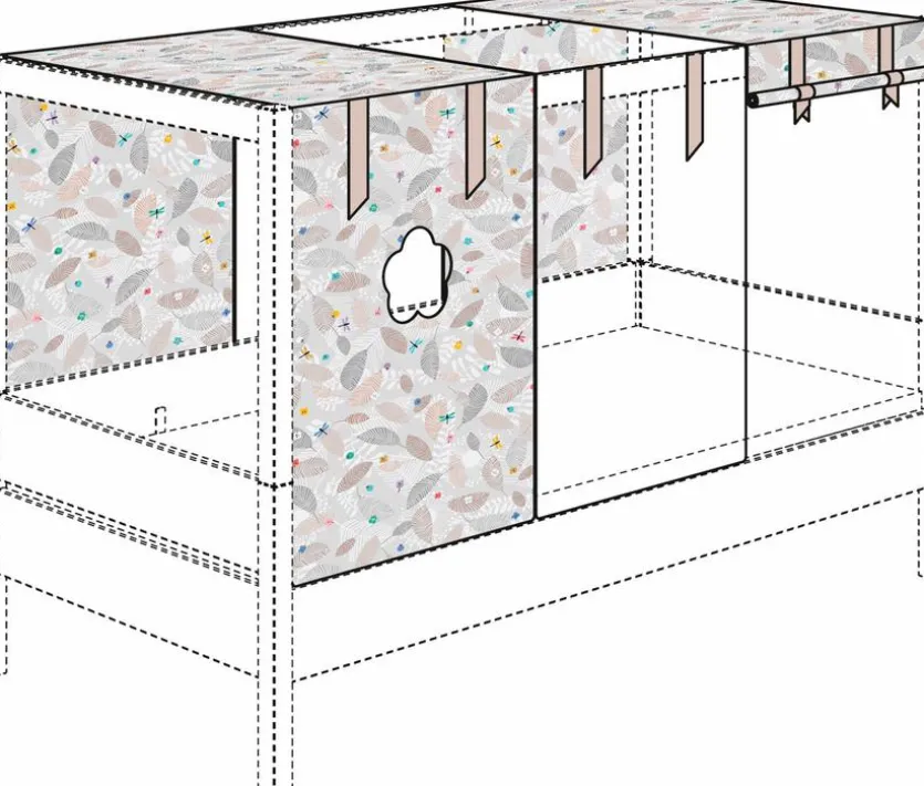 Baldachin-Set PAIDI, Afrika