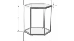 Beistelltisch Comb 85606