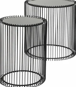 Beistelltisch Wire Black 79578 2er Set