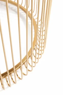 Beistelltisch Wire Messing 83457 2er Set