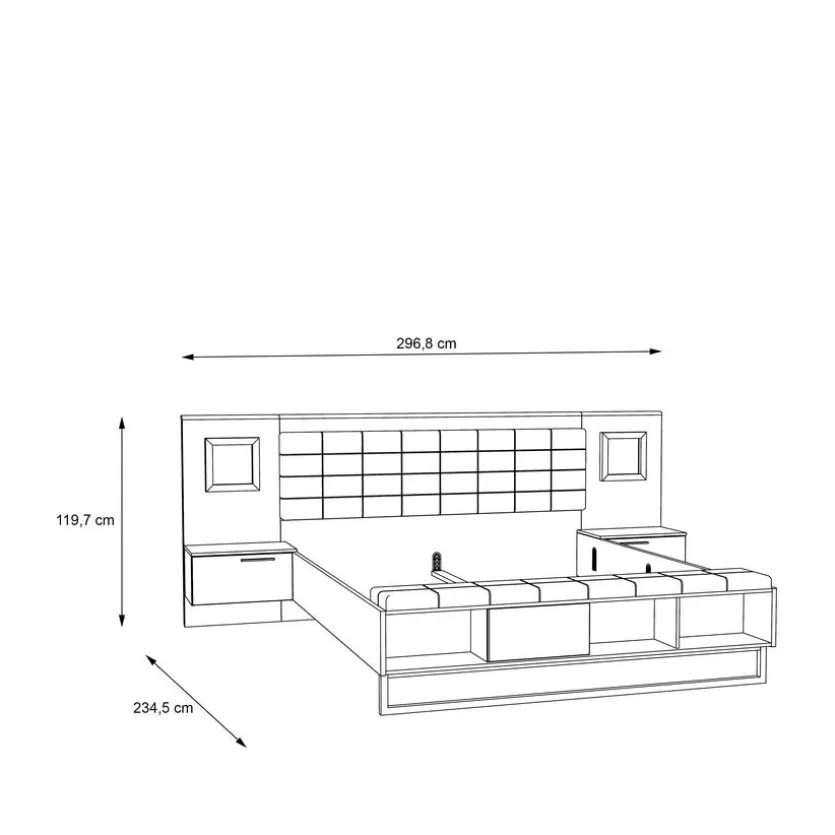 Bett Fayola 180 x 200 cm