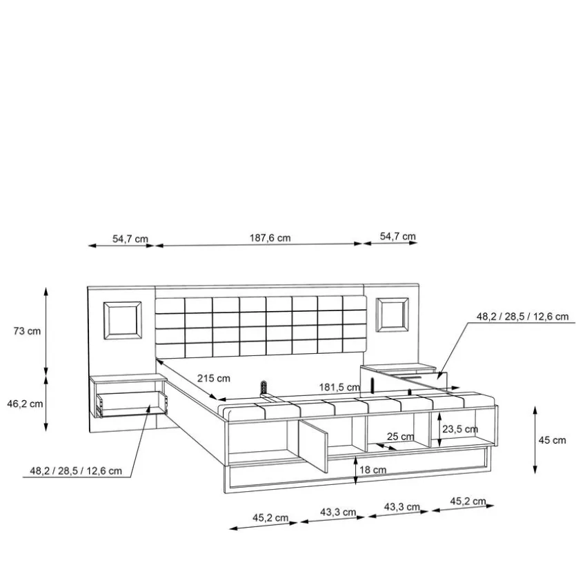 Bett Fayola 180 x 200 cm