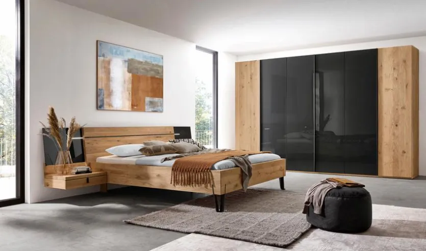 Bett mit Nachttischen Cubo 180 x 200 cm