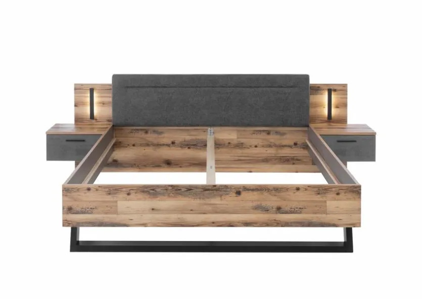 Bett mit Nachttischen Sarnia 180 x 200 cm