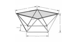 Couchtisch 85030 Cristallo