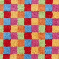 Duschtuch Karo 70 x 140 cm