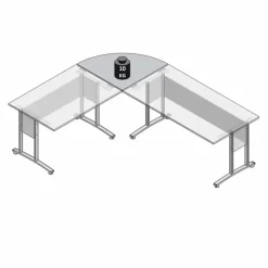 Eckplatte Calvia, 80 x 80 cm