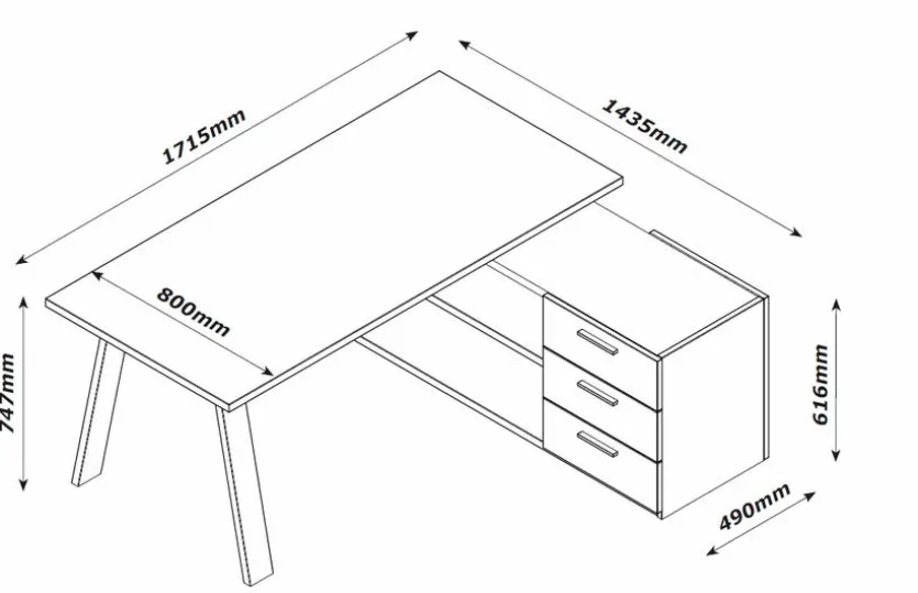 Eckschreibtisch Davinci