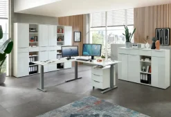 Eckschreibtisch elektrisch Santorin