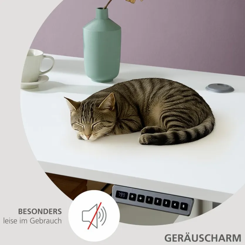 Eckschreibtisch elektrisch Santorin