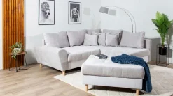 Ecksofa mit Hocker Rice