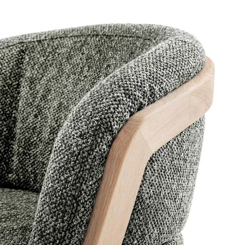 Einzelsessel Frieda mit Holzspange