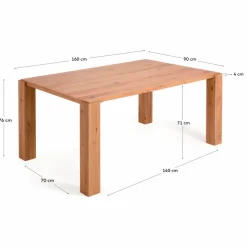 Esstisch Deyanira 160 x 90 cm