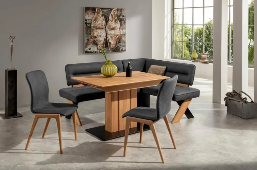 Esstisch mit Ansteckplatte Sydney 120/170 x 80