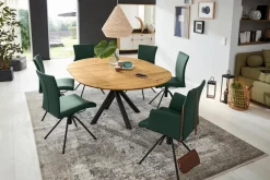 Esstisch mit Auszug Helmond Ø 120/170 cm