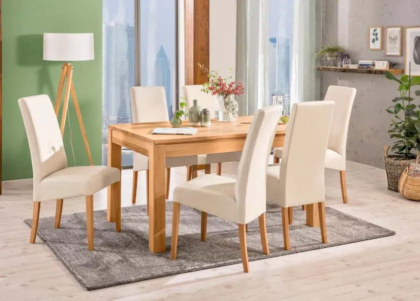 Esstisch mit Auszug Prag 140/217 x 90 cm