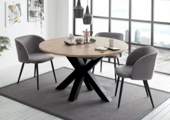 Esstisch mit Auszug Big System Ø 110/150 cm