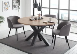 Esstisch mit Auszug Big System Ø 110/150 cm