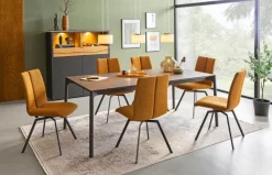 Esstisch mit Auszug ET236 190/290 x 100 cm