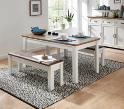 Esstisch mit Auszug Jasmin 160 x 90 cm