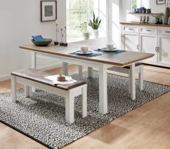 Esstisch mit Auszug Jasmin 160 x 90 cm