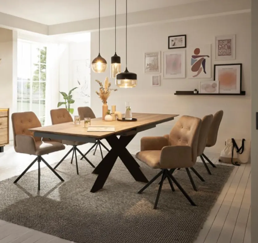 Esstisch mit Auszug Lansing 180/ 260 x 95 cm