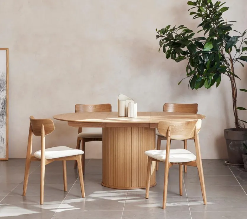 Esstisch mit Auszug Nola Ø 120/167 cm