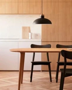 Esstisch mit Auszug Oqui Ø 90/170 cm