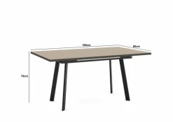 Esstisch mit Auszug Reno 160/210 x 90 cm