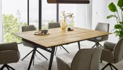 Esstisch mit Auszug Tiama 200/300 x 100/150 cm