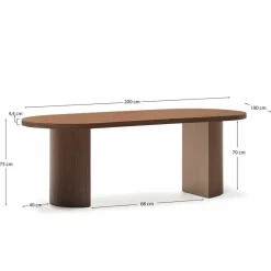 Esstisch Nealy 200 x 100 cm