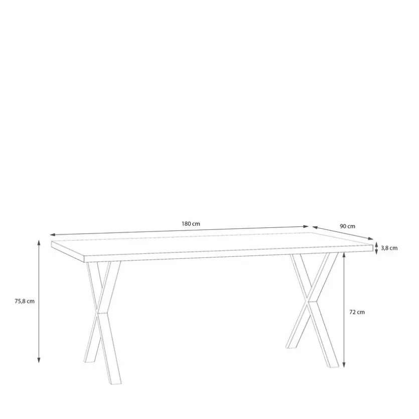 Esstisch Tables 180 x 90 cm