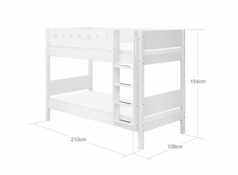 Etagenbett White 90 x 200 cm