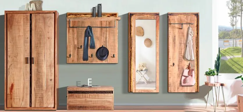 Garderobenspiegel Bark