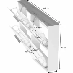 Hängeschuhschrank Space