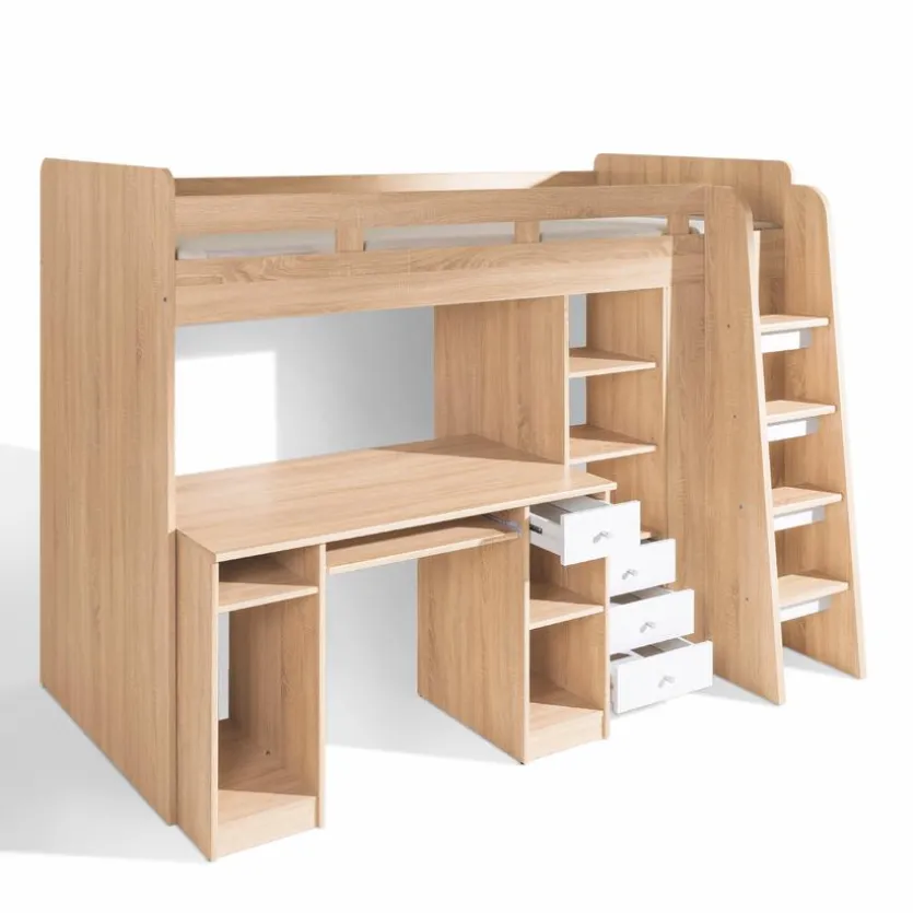 Hochbett Unit 90 x 200 cm