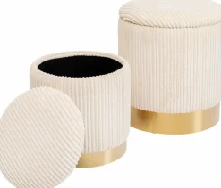 Hocker 2er Set Cherry Storage 86512