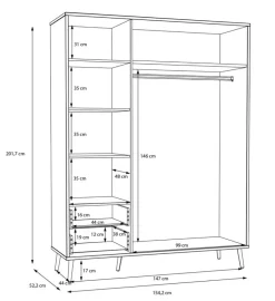 Kleiderschrank Harllson