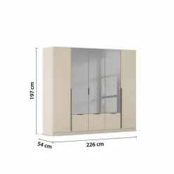 Kleiderschrank Anni 226 x 197 cm