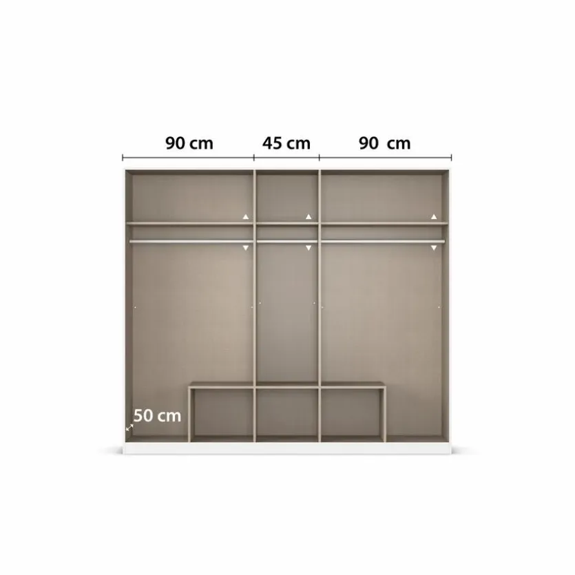 Kleiderschrank Anni 226 x 197 cm