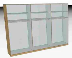 Kleiderschrank Barcelona 300 x 216 cm